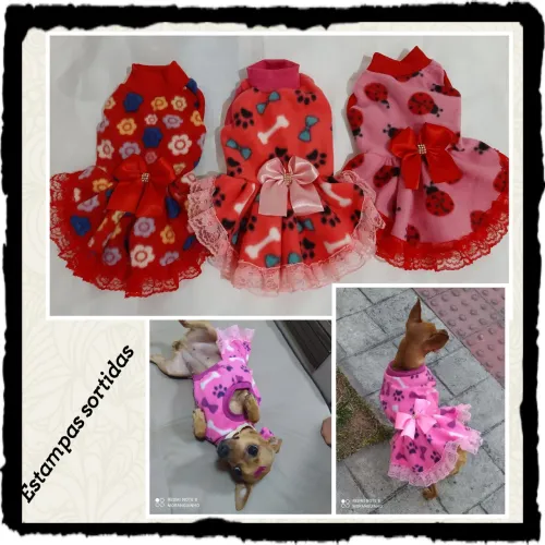 Roupa para cachorro , vestido P , pinscher 1 ou filhotes
