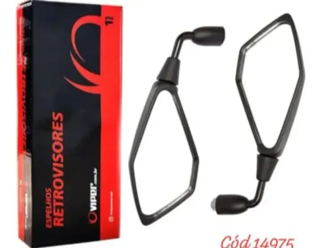 Retrovisor Z400 haste curta rebaixado PROMOÇÃO 