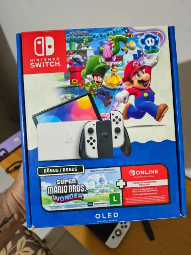 Nintendo Switch Oled novo com Nota Fiscal 