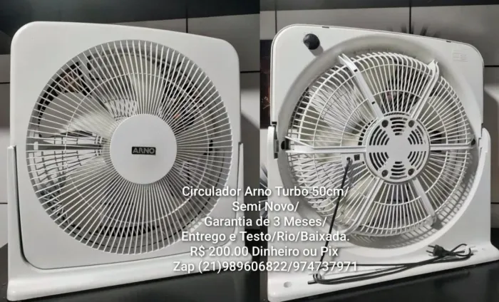 Circulador Arno Turbo 50cm/Semi Novo/Com Garantia/Entrego