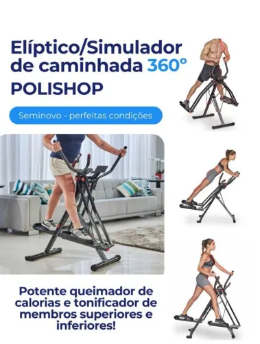 Elíptico Simulador de caminhada