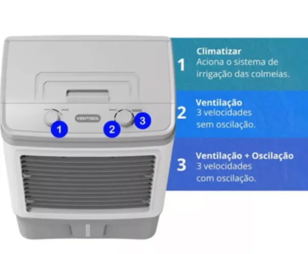 Climatizador ventisol 35 lts