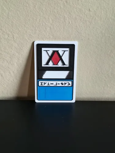Licença Hunter x Hunter - Impressão 3D