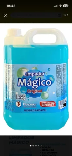 produto de limpeza flotador