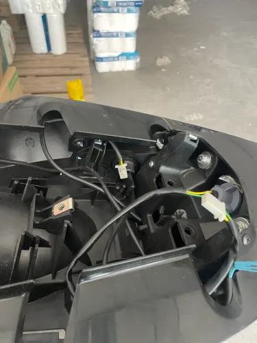 conjunto traseiro (rabeta) de uma motocicleta Honda