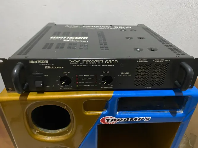 Amplificador wattsom 6800