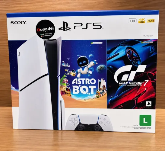 PlayStation 5 Slim Com Leitor de Disco Novo Lacrado