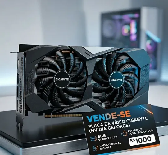 VENDO PLACA DE VIDEO RTX 2060 6GB!!