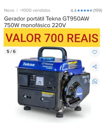Gerador portátil