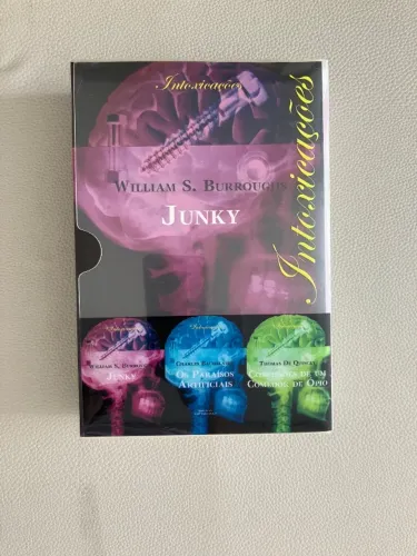 Box Intoxicações junky paraísos artificiais comedor ópio Baudelaire burroughs de Quincey