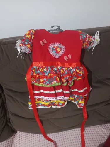 Vestido quadrilha infantil