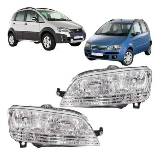 Par Farol Fiat Idea 2006 2007 2008 2009 2010 Novo Ambos Lados