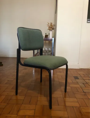cadeira de tecido verde PEQUENA 