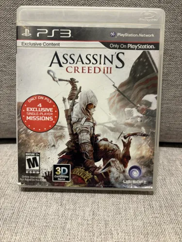Jogo PS3 assassino Creed III