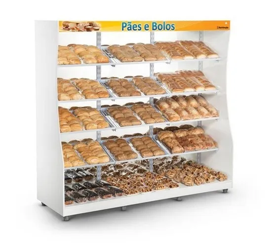 Armário Para Pães Auto Serviço MDF 1,34m