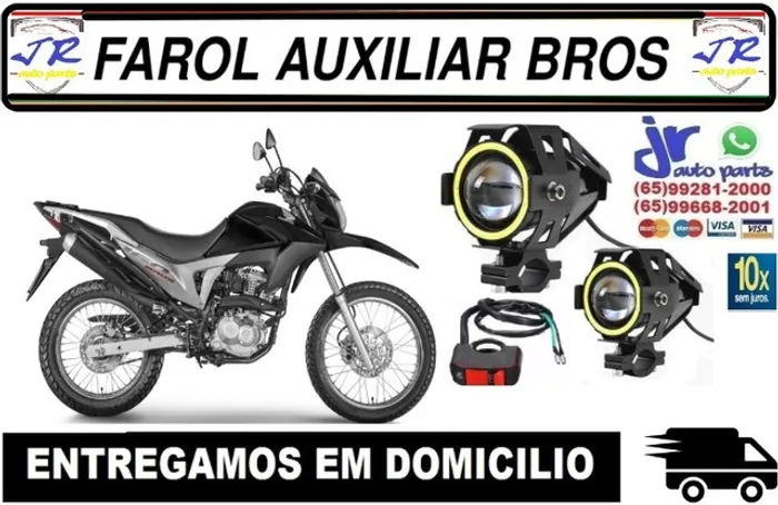 Par Farol de Milha Led Angel Eyes Bros 2015