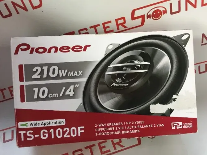 embalagem pioneer ts-g1020f 4'' com ferragem fiaçao e isopor
