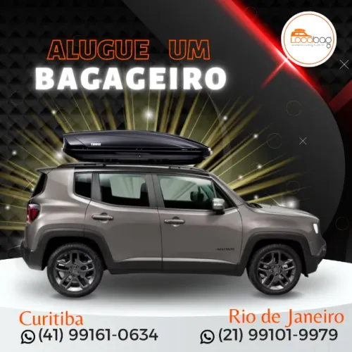 Locação de bagageiro de teto Thule