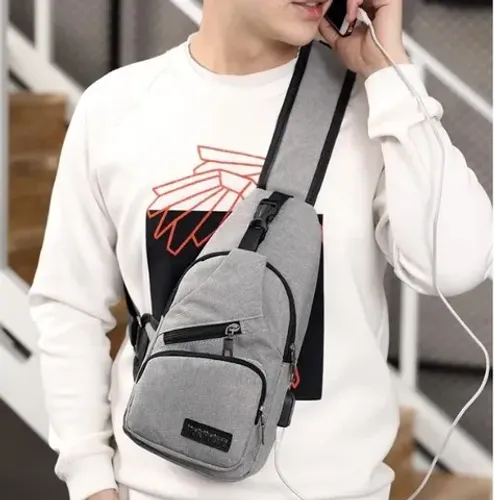 Mochila unisex com USB Recarregável para esportes livres, corrida, clclismo, trilhas  etc