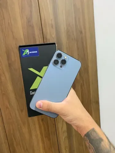 iPhone 13 Pro maxx azul pronta entrega // avance hoje