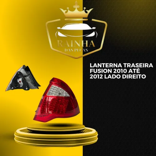 Lanterna Traseira Fusion 2010 até 2012 Lado Direito 