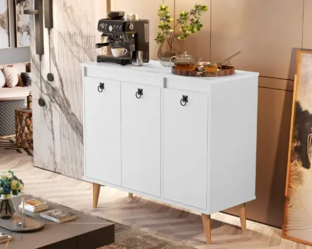 Buffet 3 Portas Retrô! Frete + Montagem Grátis