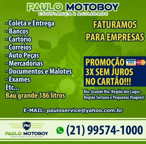 Motoboy Atendo Todo Rio