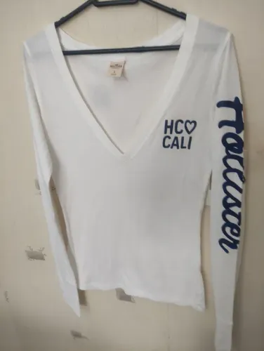 Camiseta Hollister branca