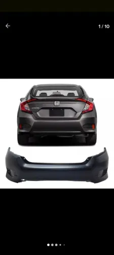 Para-choque Traseiro Honda Civic G10 2017
