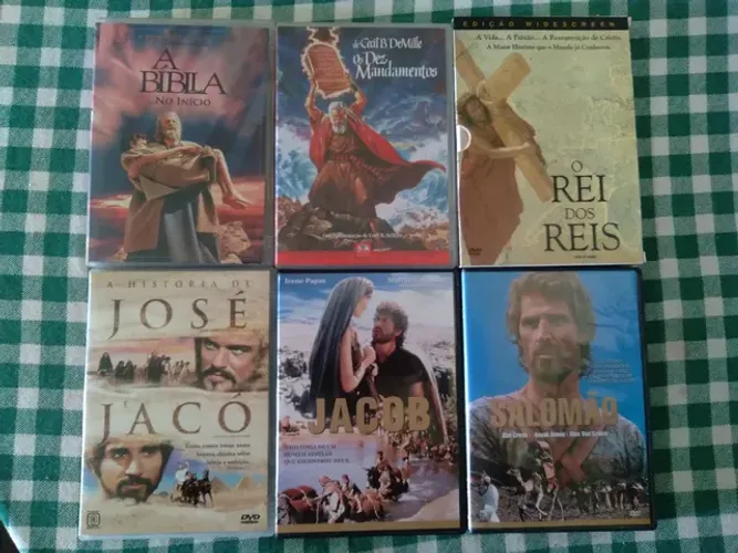 DVDS BÍBLICOS DIVERSOS 12 REAIS CADA