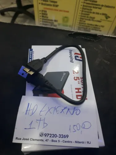 HD externo 1tb saudável 