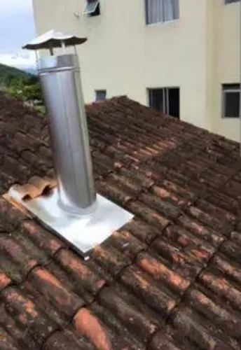 Fabricamos chaminé e filtro de fumaça