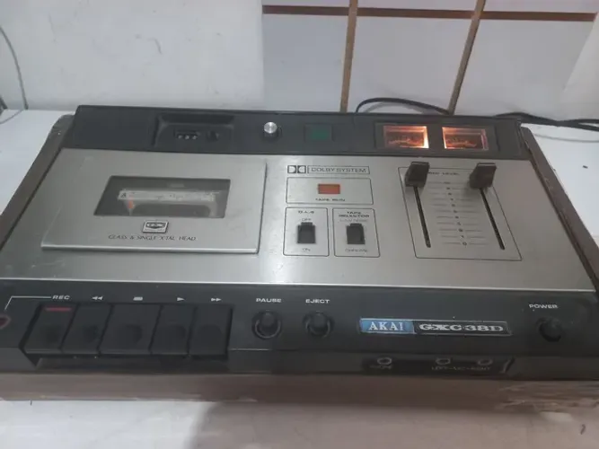  Antigo TAPE DECKE AKAI CXC38D no estado 
