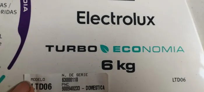Motor lavadora Electrolux LTD06 Turbo Eco 6Kg