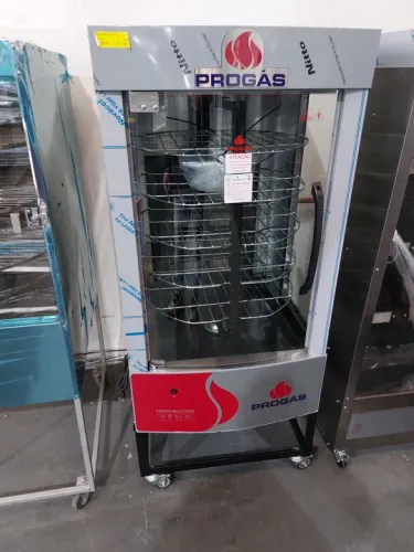 Forno assador rotativo 5 bandejas carnes e frango