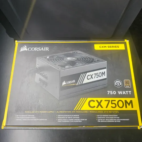 Fonte Corsair CX750M 750W 80 Plus Bronze Modular