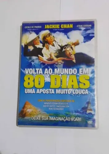 DvD Volta ao mundo em 80 dias, uma aposya muito louca