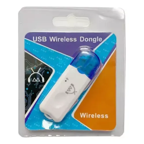 Adaptador Receptor Bluetooth Usb Pendrive Carro Musica [Azul]