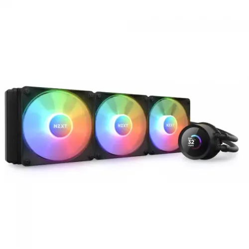 Water Cooler Nzxt Kraken 360, RGB, Preto, Display LCD, AMD/Intel