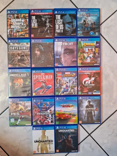 Coleção de Jogos PS4 - Diversos Títulos