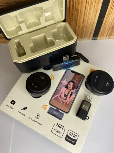 Microfone de Lapela sem Fio Magnético IOS - SX21 an5