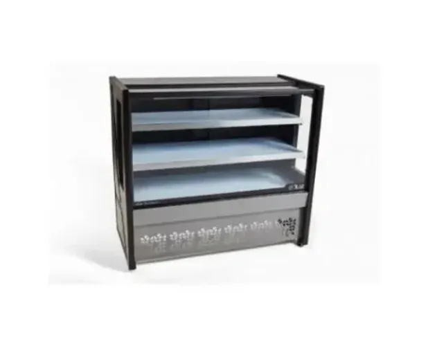 Balcão Vitrine Natural Platinum 1,25m Polar PVN125 - Nova