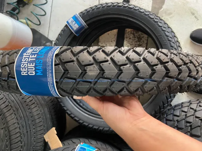 Pneu dianteiro 90/90r21 vipal Tr300