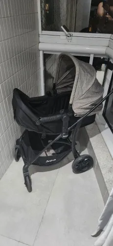 carrinho de bebê burigotto multifunção com moyses 
