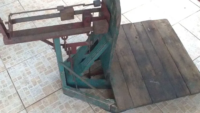 Balança de sacaria antiga 300kg