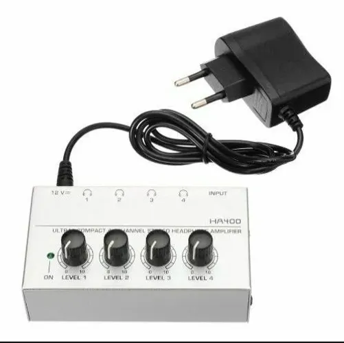 Amplificador de fone com 4 canais