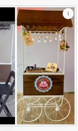 Carrinho gourmet para festas e eventos!