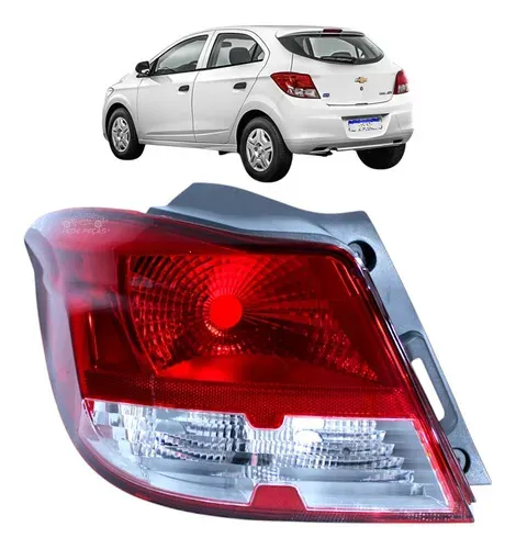 Lanterna Onix Hatch 2013 2014 2015 2016 Joy 2017 A 2019 Le Esquerdo/motorista Vermelho