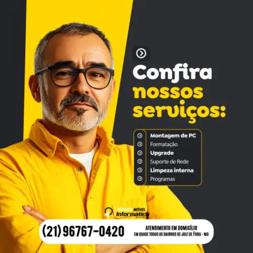 Suporte técnico e manutenção de computadores e redes