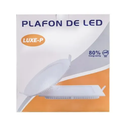 PAINEL PLAFON DE LED QUADRADO BCO EMBUTIR LUXE-P